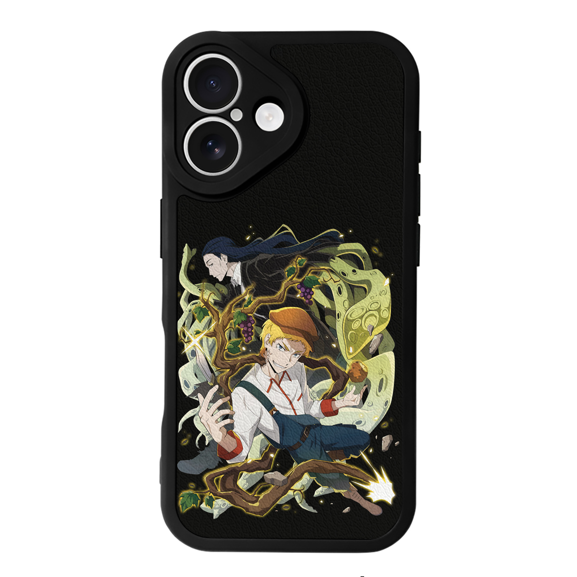 （画像用） 文豪ストレイドッグス Bungo Stray Dogs 【iPhone 16シリーズ対応】シリコンスマホケース（レザー調） 材質：シリコン